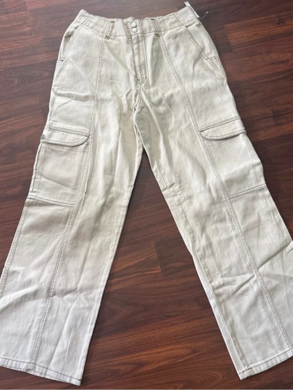 RSQ Men's Cargo Pants in Light Beige